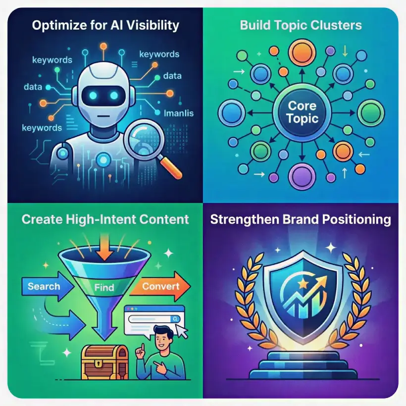 Strategy for generating leads without website traffic