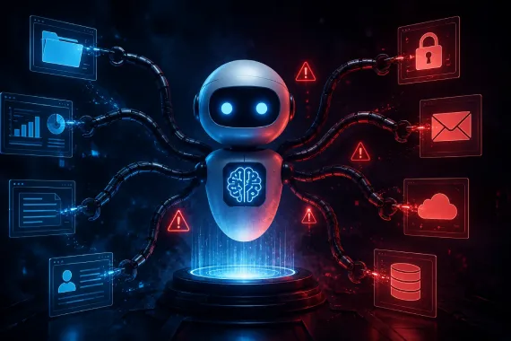 AI agent with excessive system permissions