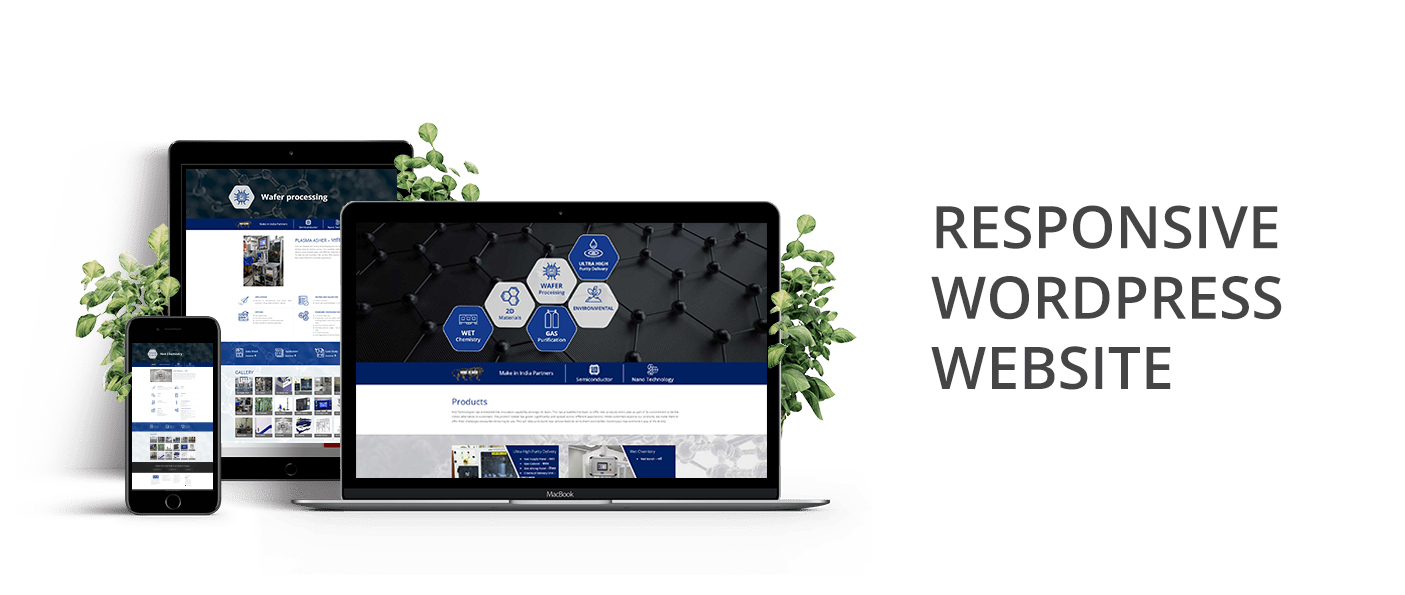 Responsive Wordpress Website near Bangalore