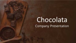 PPT Design for Chocolate Company
