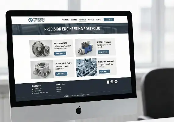 Manufacturing and industrial website design services Manufacturing and industrial website design services