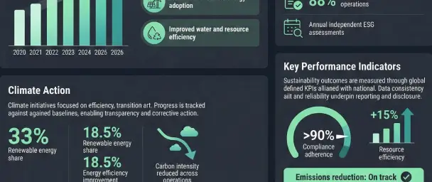 CSR and ESG impact report design for corporate sustainability initiatives