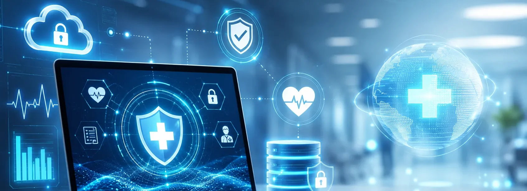 AI-powered healthcare website security and performance monitoring