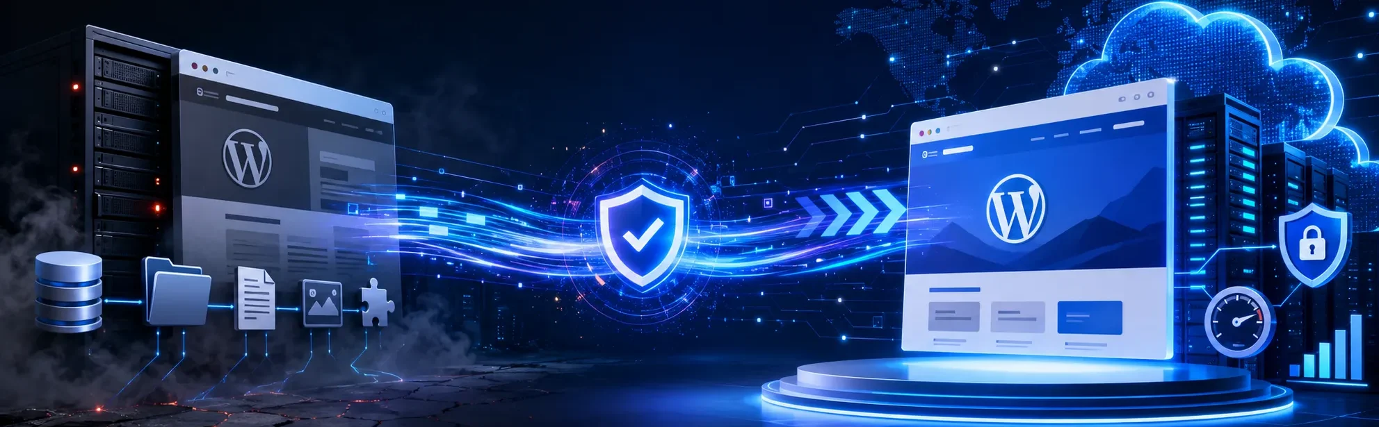 AI-powered secure WordPress website migration with zero downtime AI-powered secure WordPress website migration with zero downtime
