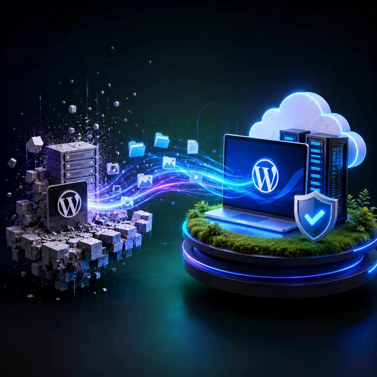 Cloud-ready WordPress migration with protected website performance Cloud-ready WordPress migration with protected website performance