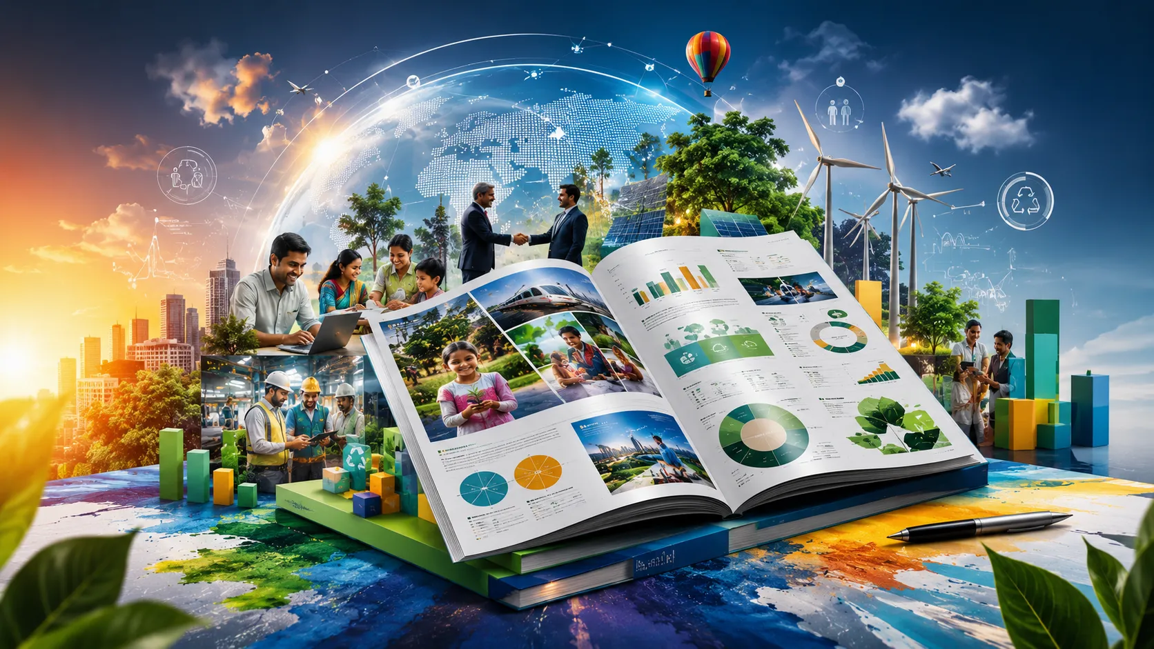 Government impact report featuring smart city planning, infrastructure, and development insights. Government impact report featuring smart city planning, infrastructure, and development insights.