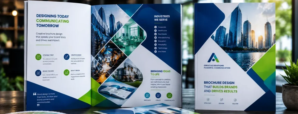 Professional corporate brochure design showcasing premium branding and marketing communication. Professional corporate brochure design showcasing premium branding and marketing communication.