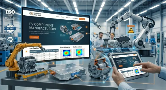 Responsive website design for steering and suspension component manufacturers Responsive website design for steering and suspension component manufacturers