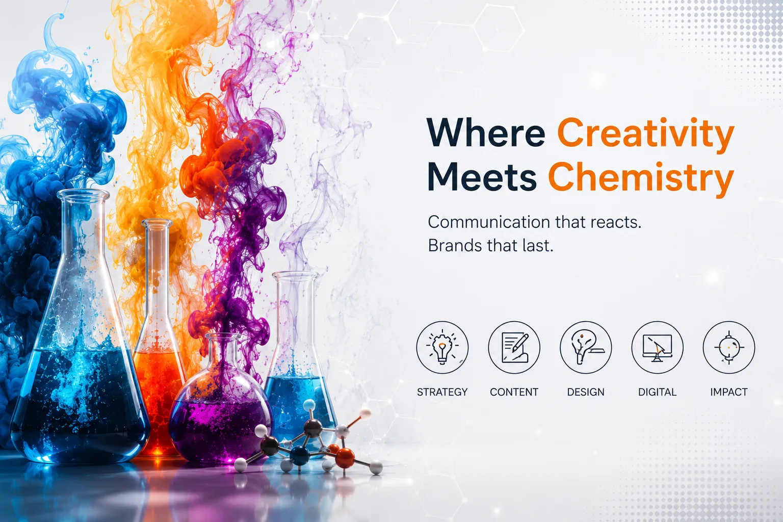 Creative branding and digital communication for chemical companies Creative branding and digital communication for chemical companies