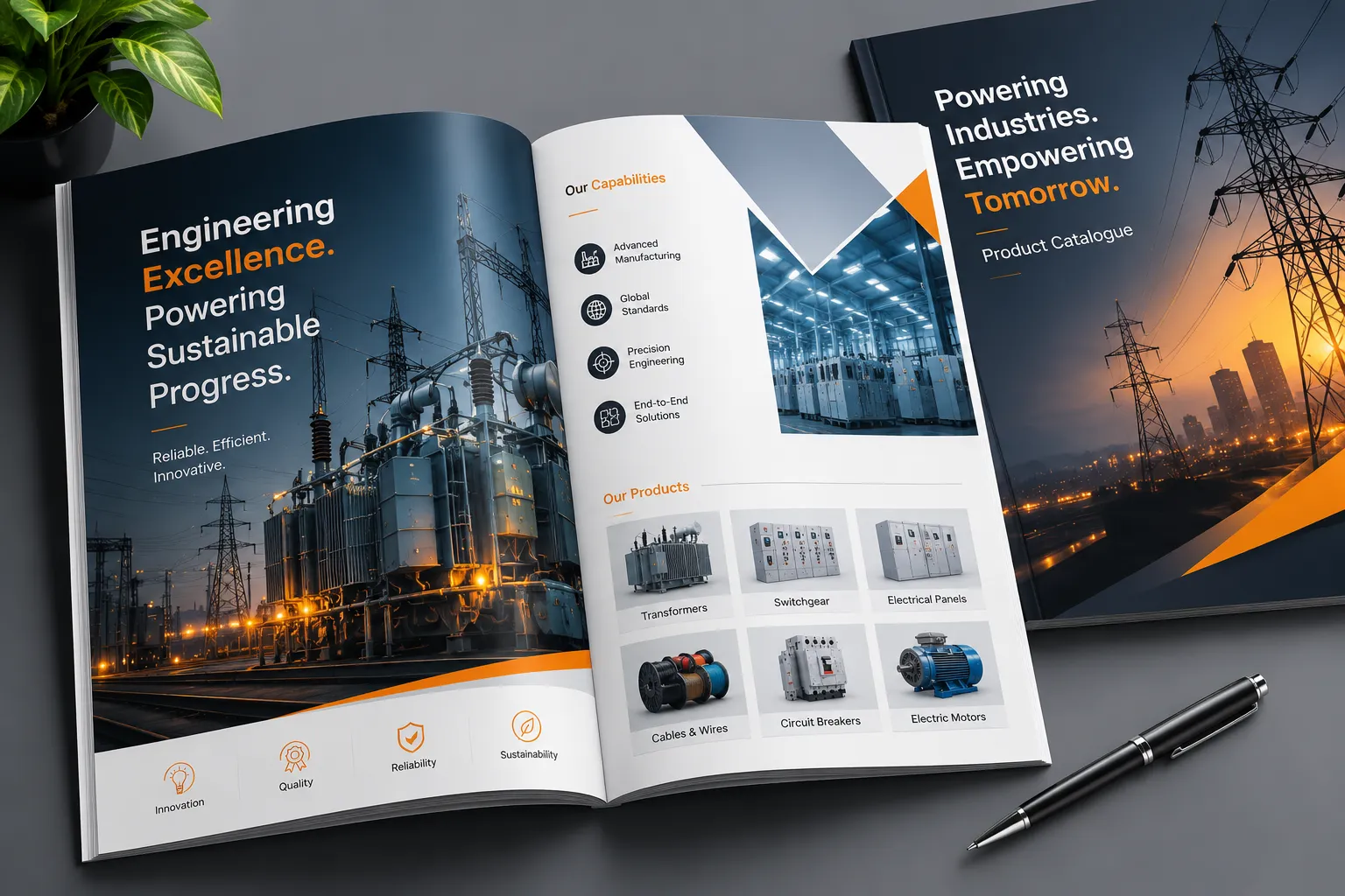 Electrical equipment company coffee table book showcasing engineering excellence Electrical equipment company coffee table book showcasing engineering excellence