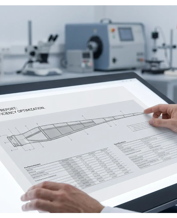 Engineer reviewing technical report for infrastructure project Engineer reviewing technical report for infrastructure project