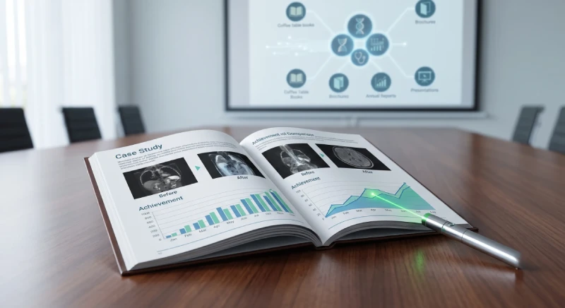 Healthcare case study report design showcasing clinical outcomes and hospital performance Healthcare case study report design showcasing clinical outcomes and hospital performance