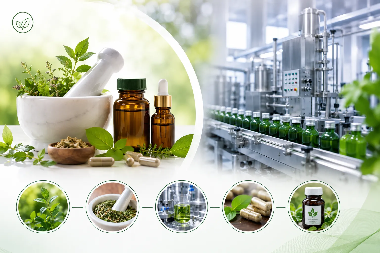 Herbal medicine manufacturing and packaging facility highlighted through product catalogs, brochures Herbal medicine manufacturing and packaging facility highlighted through product catalogs, brochures