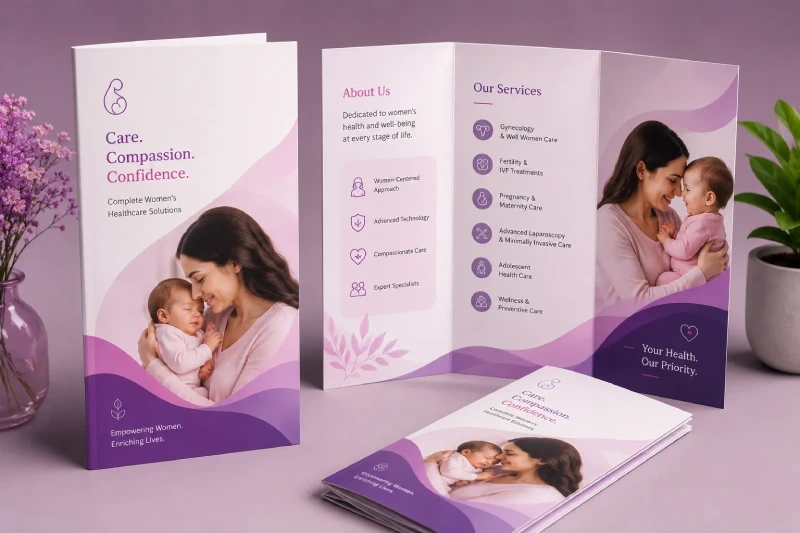 Legacy coffee table book for women's specialty hospital achievements
