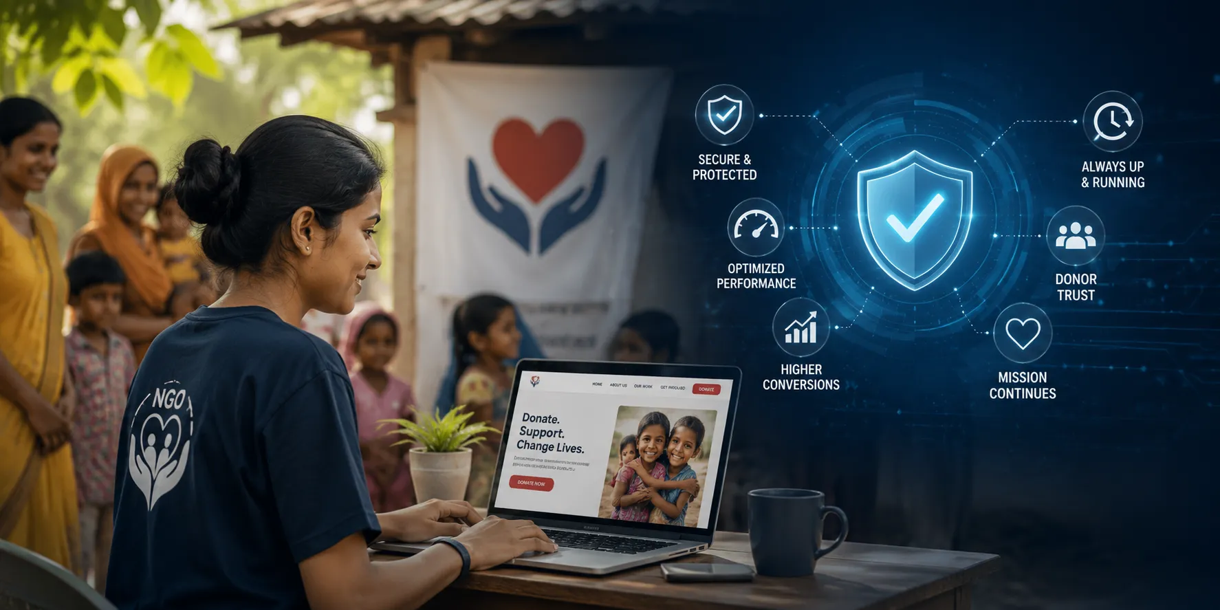 Nonprofit website monitored with secure AI-powered maintenance and donation platform optimization. Nonprofit website monitored with secure AI-powered maintenance and donation platform optimization.