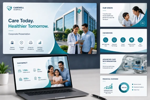 Professional healthcare PowerPoint presentation design for hospital stakeholders Professional healthcare PowerPoint presentation design for hospital stakeholders