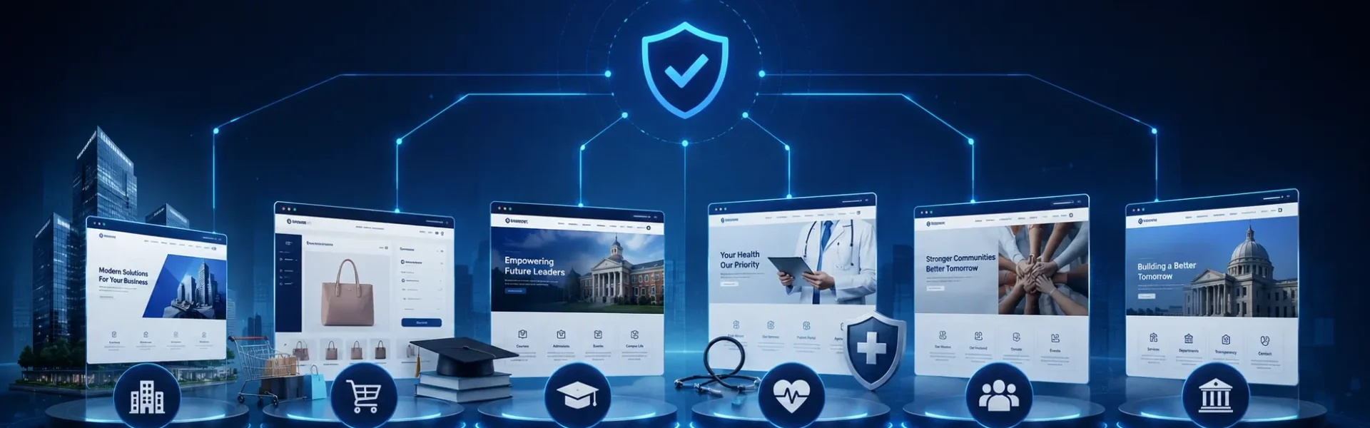 Website maintenance solutions for corporate, ecommerce, education, healthcare and government websites