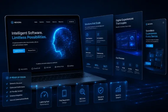 AI-ready website design and digital experience solutions for IT companies AI-ready website design and digital experience solutions for IT companies