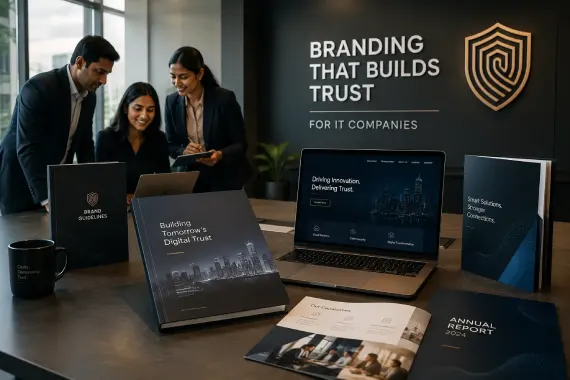 Corporate branding and brand identity design for IT companies