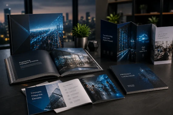 Corporate coffee table books, brochures and product catalogues for IT companies Corporate coffee table books, brochures and product catalogues for IT companies