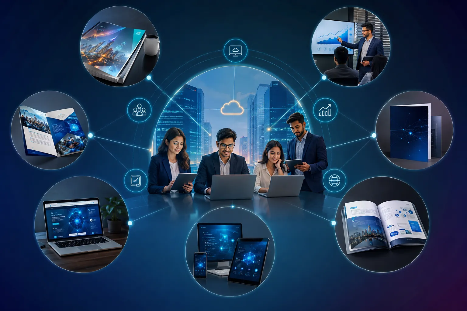 Creative communication services for IT companies including websites, presentations and corporate publications Creative communication services for IT companies including websites, presentations and corporate publications