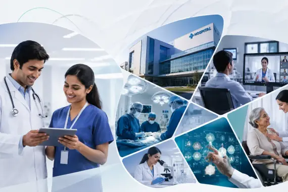 Healthcare communication solutions connecting hospitals, patients and digital care Healthcare communication solutions connecting hospitals, patients and digital care