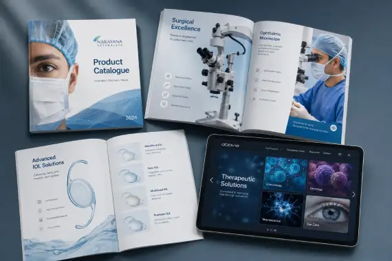 Medical product catalogue and digital publication design for healthcare brands Medical product catalogue and digital publication design for healthcare brands